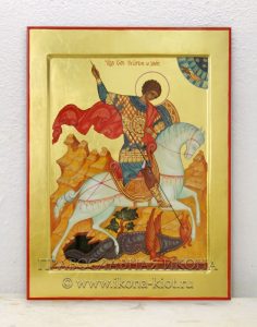 Икона «Георгий Победоносец (чудо о змие)» Новокуйбышевск